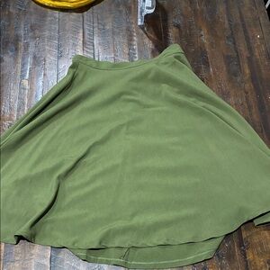 RockSteady Olive Green Skater Skirt